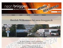 Tablet Screenshot of neon-brueggen.de